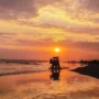 Pantai Parangtritis Memikat Wisatawan dengan Ombak Besar dan Pesona Senja